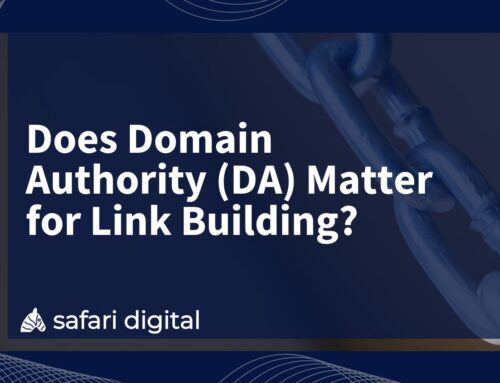 Does Domain Authority (DA) Matter for Backlinks?